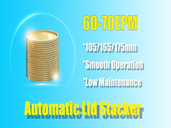 自動金属はでき機械ふたのスタッカー380V 50Hzの電圧を起こす