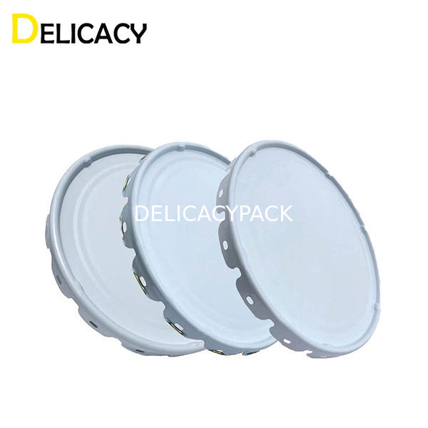 産業化学ペンキのバケツのあたりの10Lのためのブリキの基質の鉄の金属の缶のふた