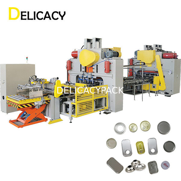 フル オートマチックCNCの生産ライン、EOEの端のブリキ シート供給の出版物缶