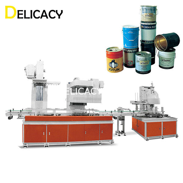25KW 30CPMの缶バケツ ボディのための機械生産ラインを作る