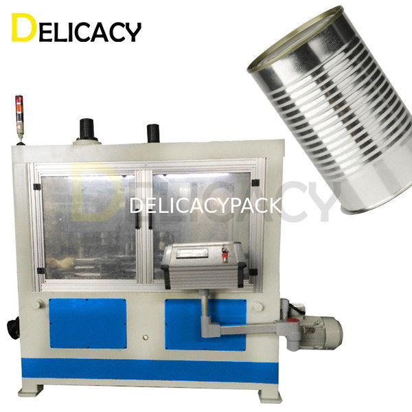 ミルクパウダー缶のフランジングリブロールとシールのための統合金属缶製造機械